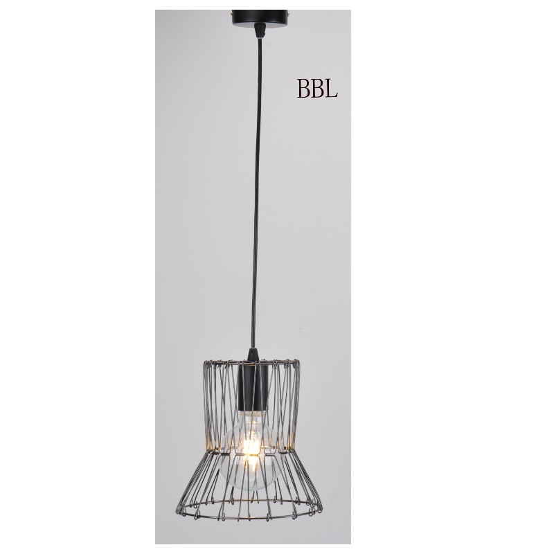 Pendellampe med stor DIY skygge