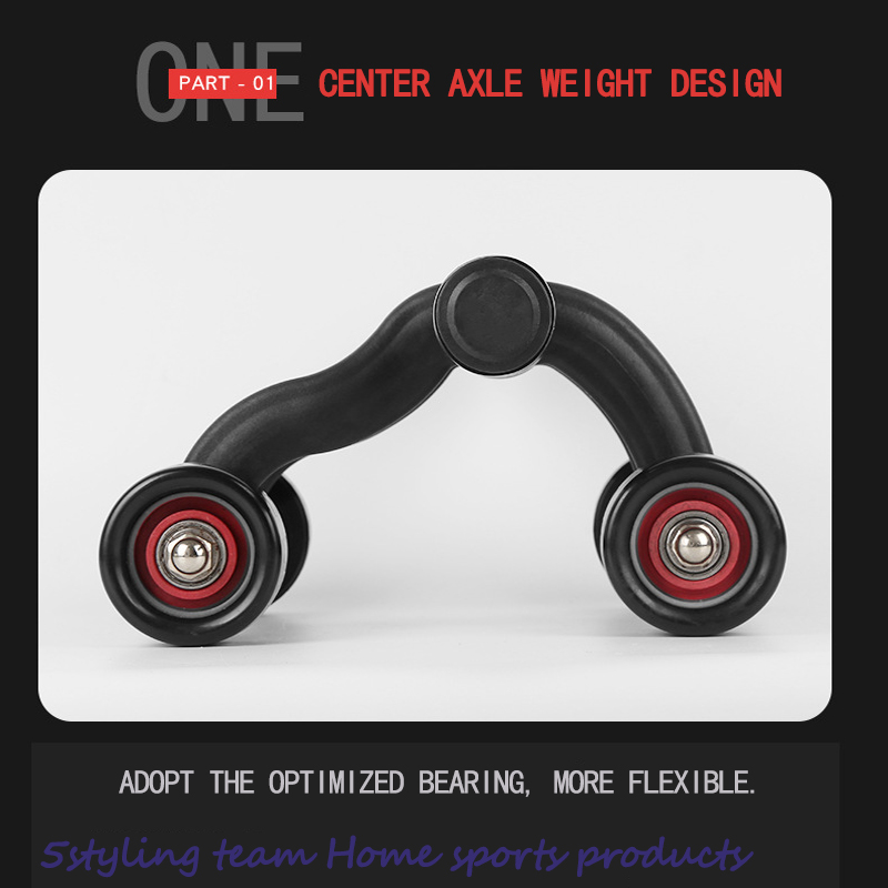 Producenten leverer direkte bærer firehjulede sunde mavehjulets fitnessudstyr hjemmekontor praktisk fitnessudstyr