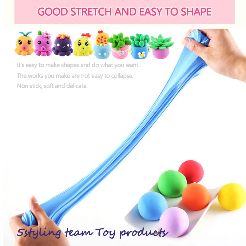 Fabriks direkte salg ultra let ler 24 farve kulør ler børn DIY legetøj kitt engros plads farvet mudder