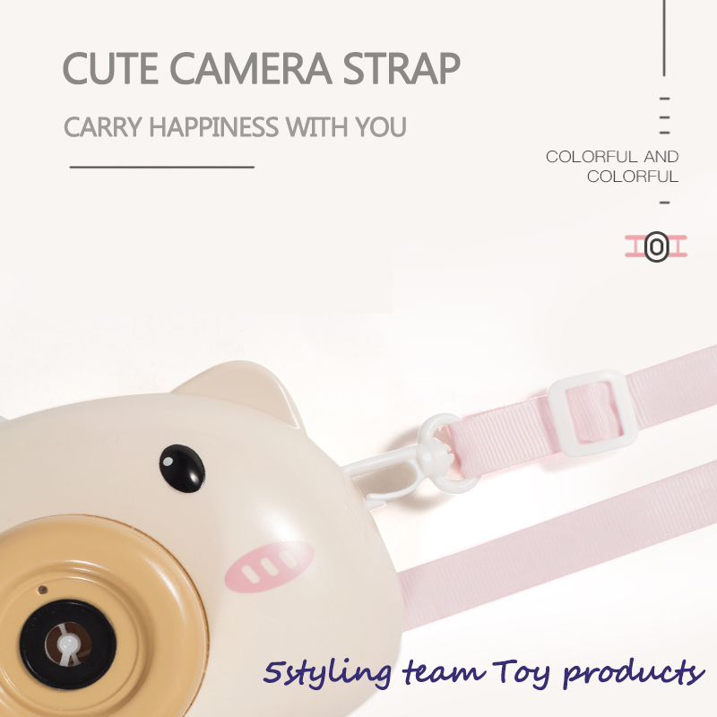 Jitter tikosk, det samme svin, boblekamera, elektrisk lys, musik, pigehjerte, gris, boble, kamera, legetøj.