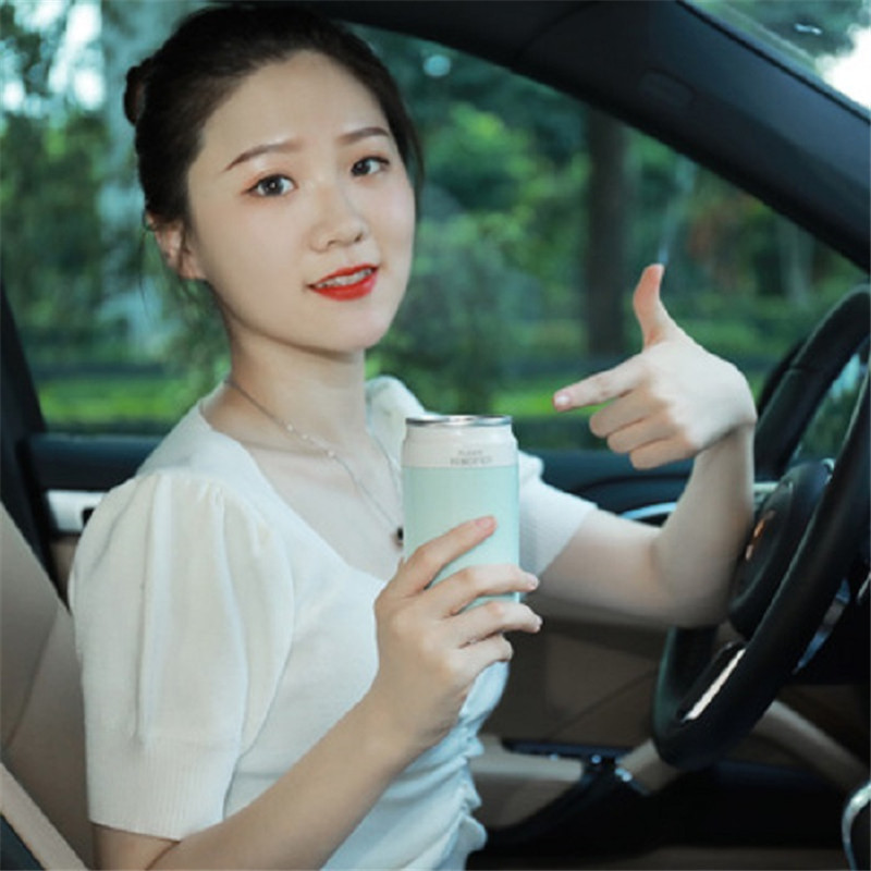 Bærbar Mini Humidifier Small Cool Mist Humidifier med Night Light USB Personlig desktop Humidifier