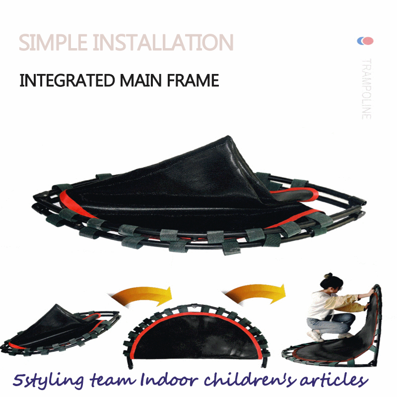 Vægttab trampolin Trampolin børns trampolinfamilie babytrampolin med beskyttelsesnet børns lille babyværelse