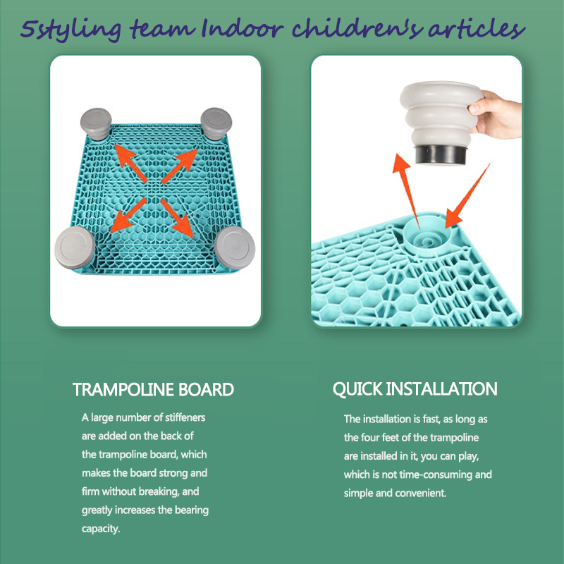 Trampolin hjem børns indendørs baby trampolin små sports trampolin baby fitness legetøj