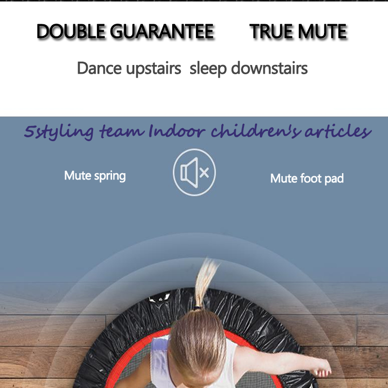 Trampolin hjemmebørn indendørs sammenklappelig forårstrampolin voksne gymnasier Trampolin til børn