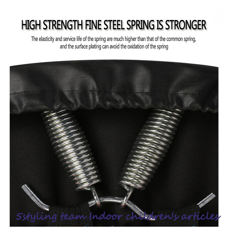 Indvendig voksen forårstrampolin gymnastik trampolin rundt firkantet børns trampolin indenlandske fitness trampolin