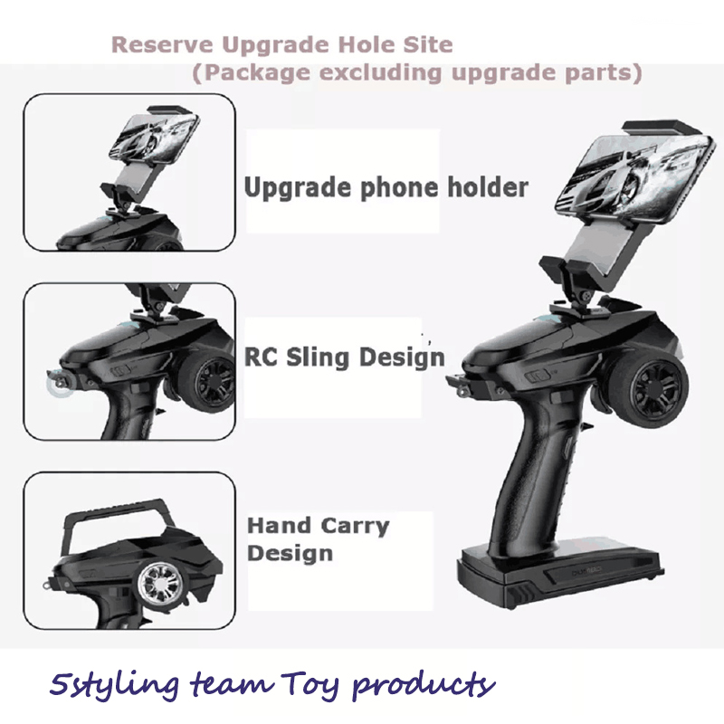 Lille flyvende elefant X6 Våbenkontrol 2.4G Våben fjernkontrol 3456 kanals tankpasser Reg dele RC