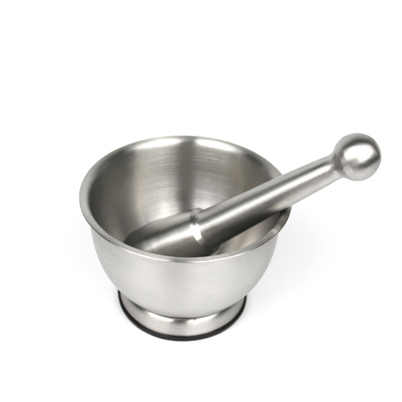 Engroshandel og detailhandel med krydderier, ingefærurter, hvidløg, formaling af mørtel og skadedyr af rustfrit stål