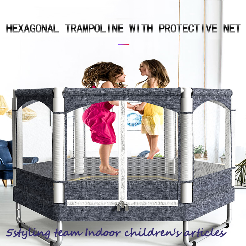 Boden trampolin hjem børn\s indendørs baby trampolin børn\s fitness net hjemmelegetøjstrampolin