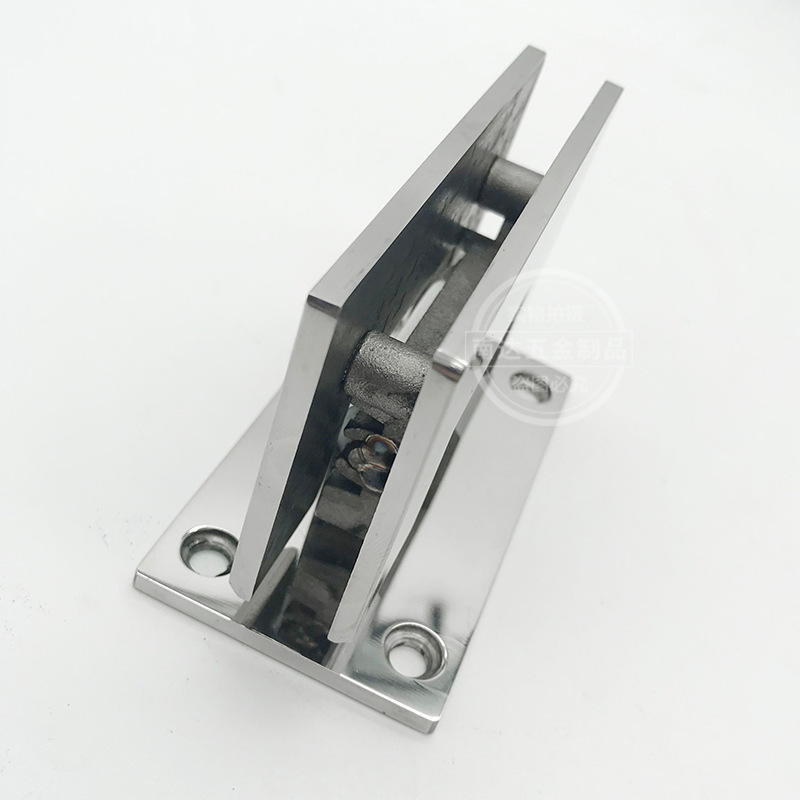 Badeværelse klemme Badeværelse glasdørklemme Rustfrit stål badeværelse hængsel Dobbelt åben badeværelse dørklemme