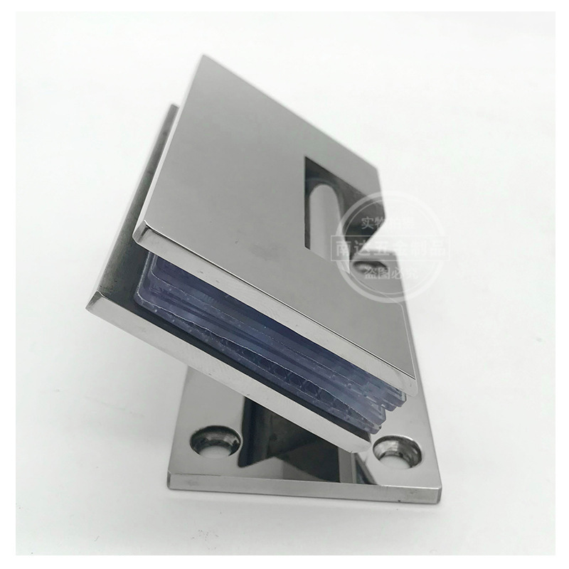 Badeværelse klemme Badeværelse glasdørklemme Rustfrit stål badeværelse hængsel Dobbelt åben badeværelse dørklemme