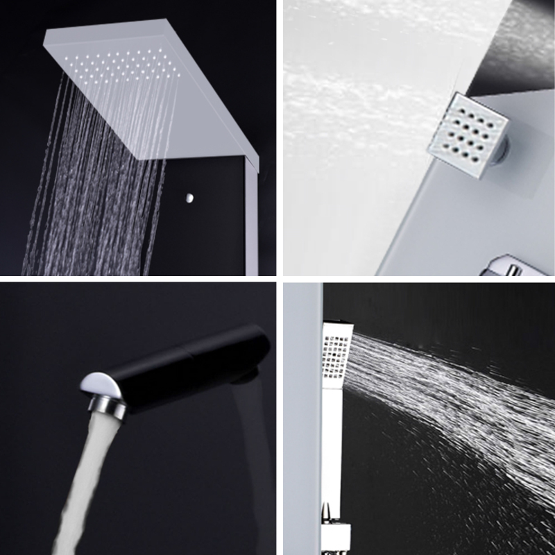 Sikkerhed hærdet glas brusebad CF6322B