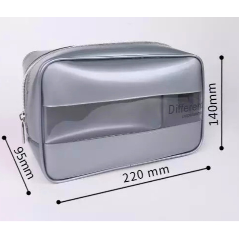 Gennemsigtig bærbar syningssmink Engros-PVC-kosmetikpose, Makeup-taske Kosmetisk, brugerdefinerede kosmetiske tasker Makeup