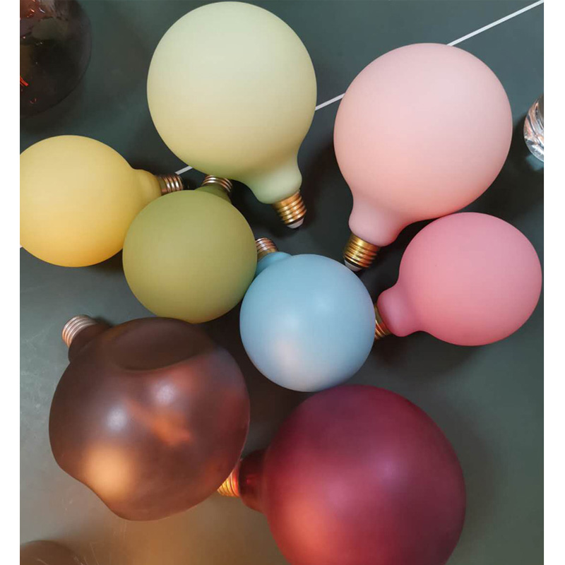 Makaron med styret effekt, red deco-glødetrådens lys