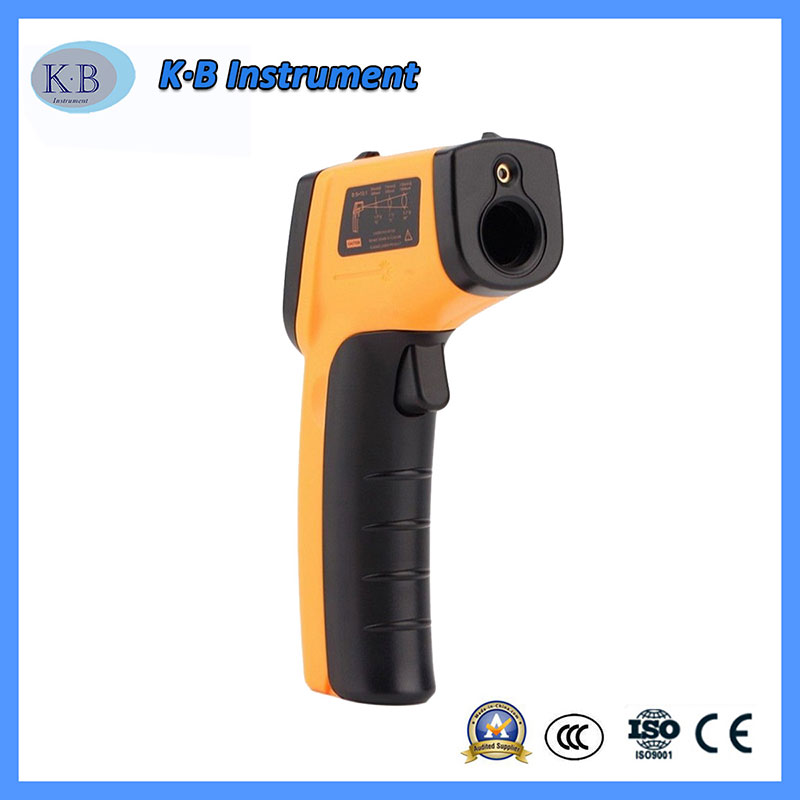 Ikke-kontakt Industrial Digital Temperaturmåling Instrument Laser LCD Vis Digital Thermometer GM320 Infrarød Thermometer
