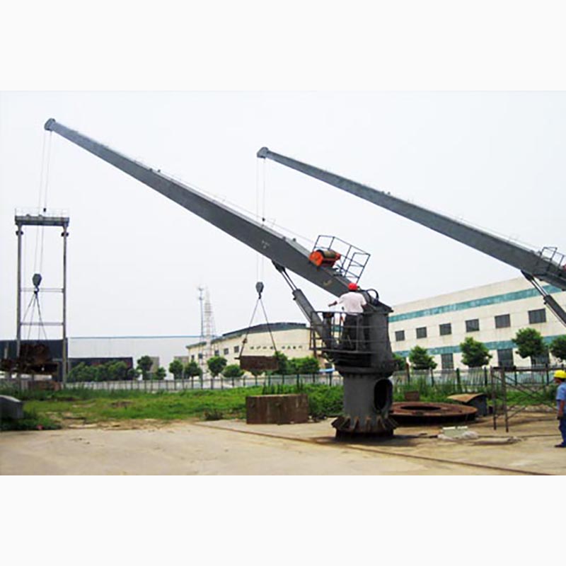 Teleskopisk Boom Slewing Marine Crane