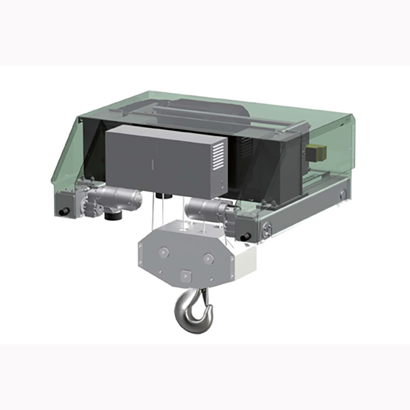 Tråd elektrisk hejse i rent rum