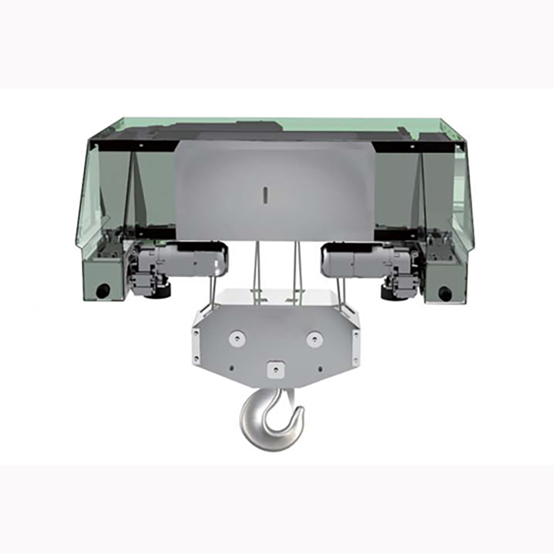 Tråd elektrisk hejse i rent rum