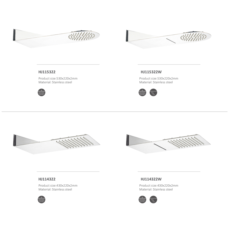 Rustfrit stål brusehoved