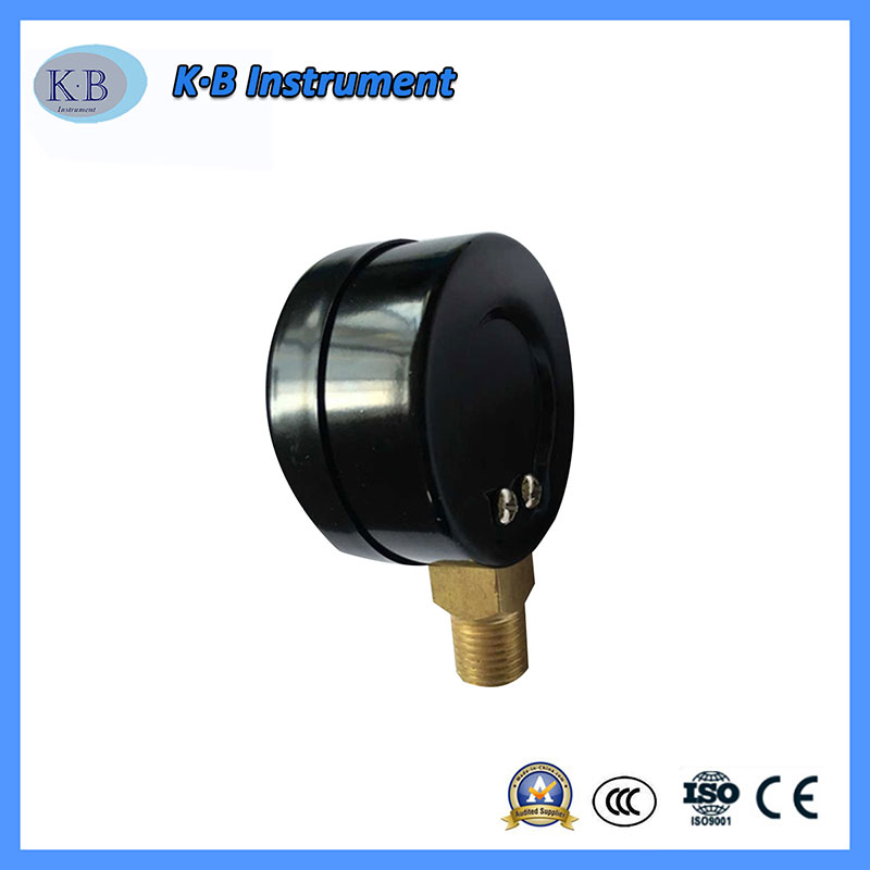 Bevægelse af sorte cases-messing og indre Hydrauliske profiler af tør type Handelspres Gauge for Pump Equipment Parts