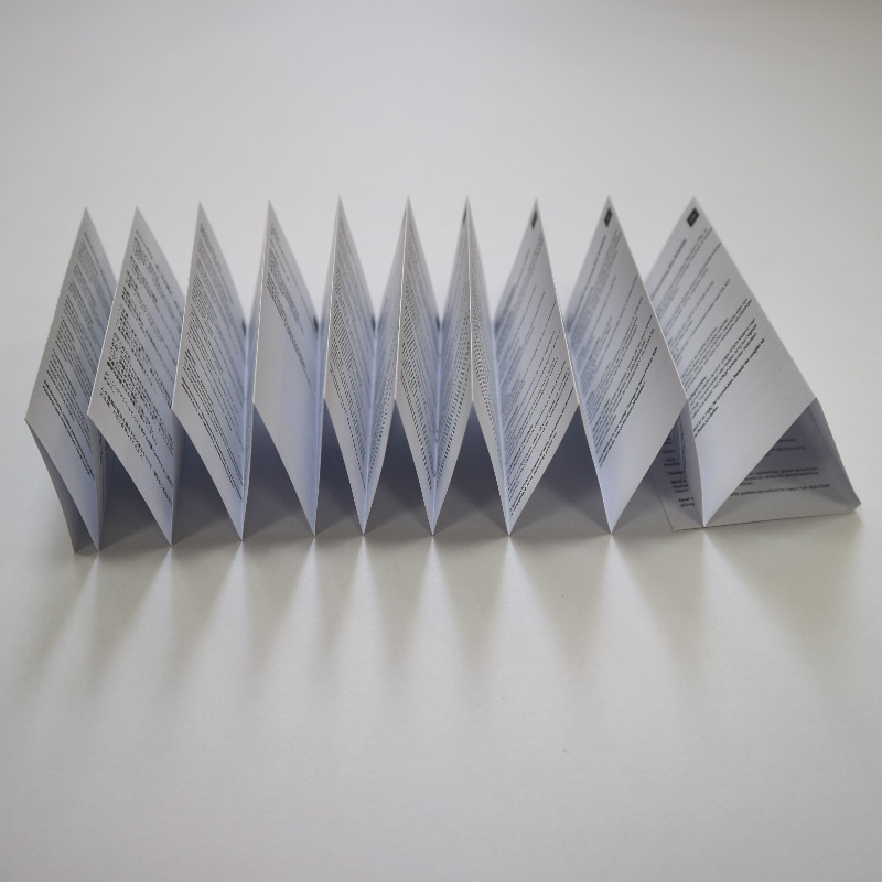 Monokrom udskrivning foldning manuel tilpasning