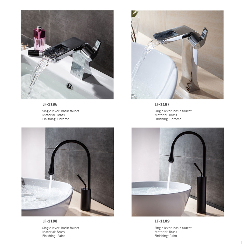 Enkelt greb håndvask vandhane bruser vandhane