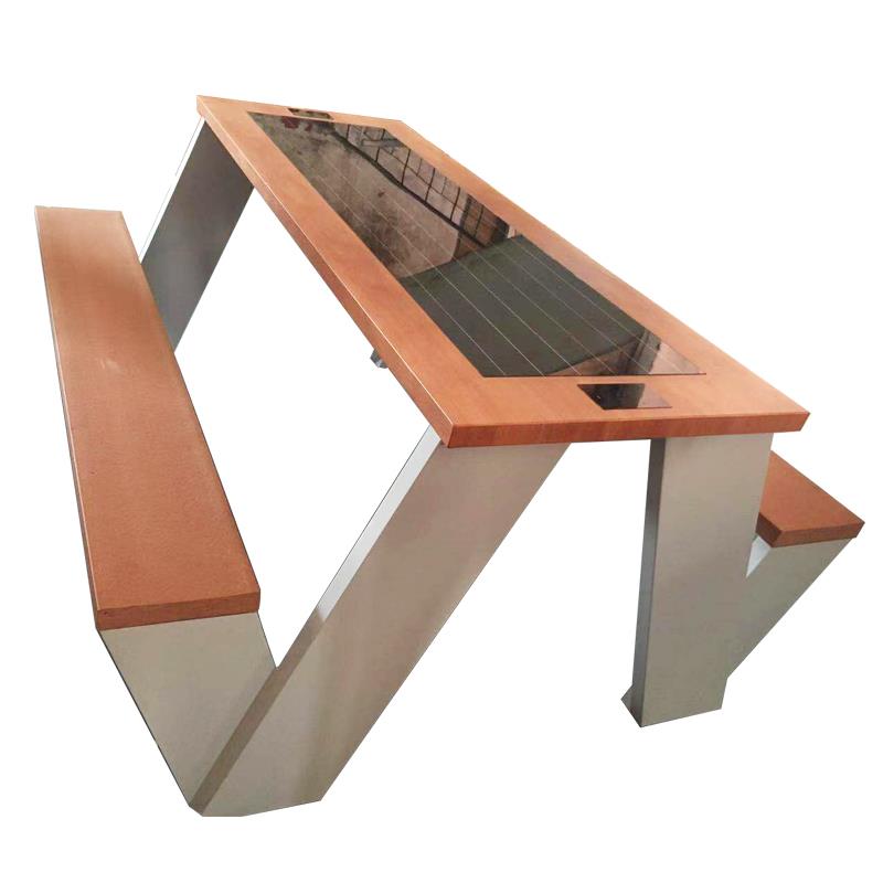 Ny design modestil Høj kvalitet Solar Smart Bench