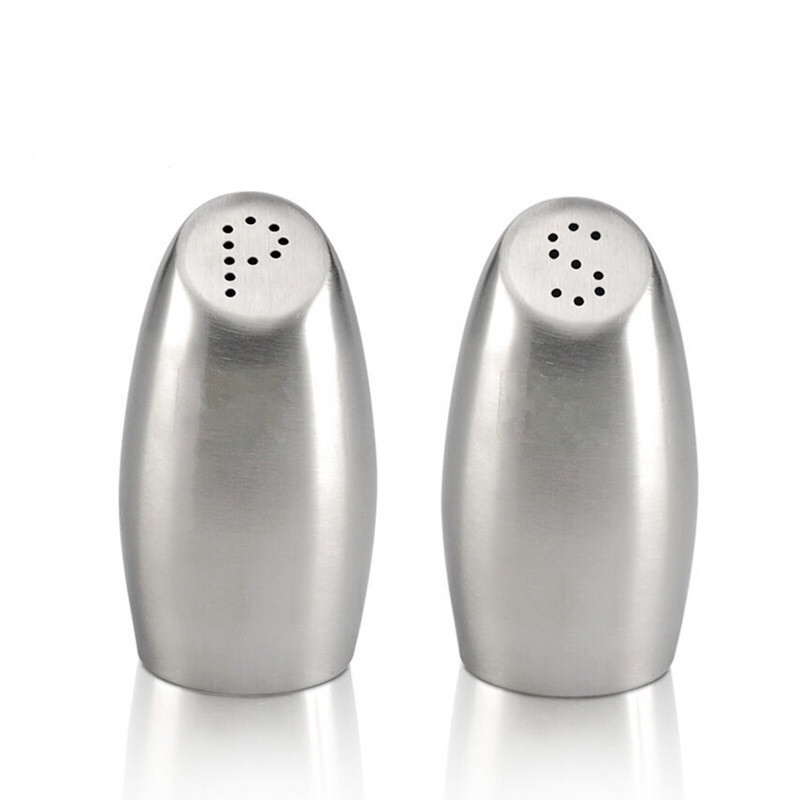 holder 3 stk. sæt rustfrit stål pulver dispensere sæt krydderflaske salt og peber ryster