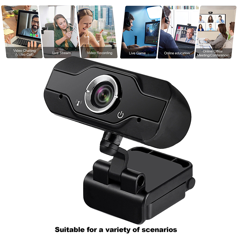 HD 1080P Webcam PC Laptop Web Camera