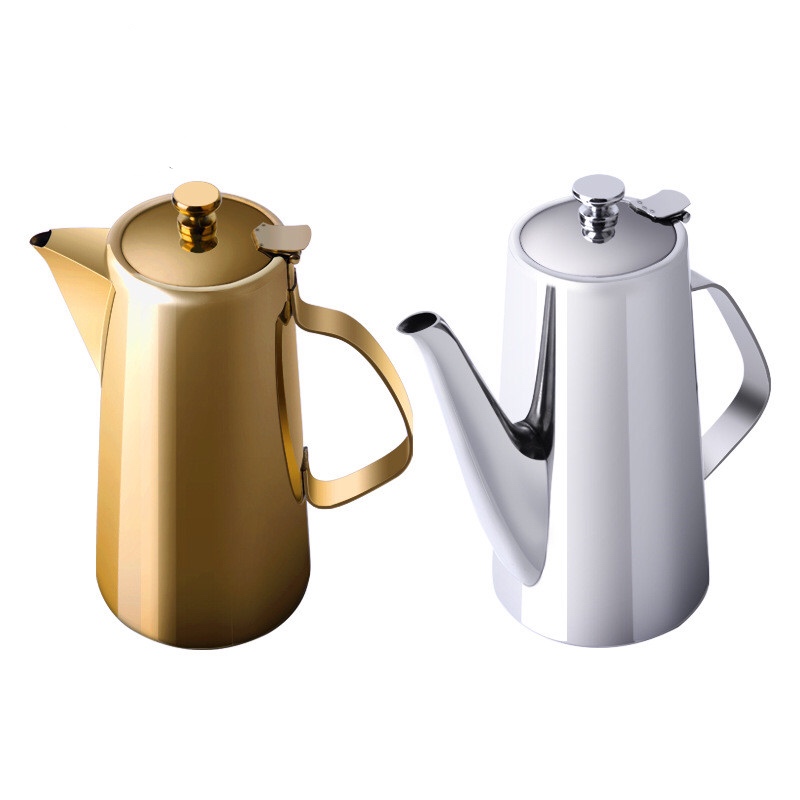 Rustfrit stål Fin mund kedel kaffekande