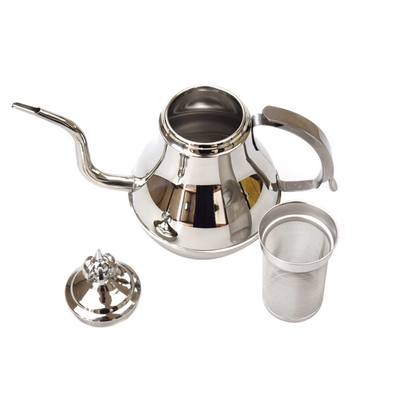 Rustfrit stål Fin mund kedel kaffekande