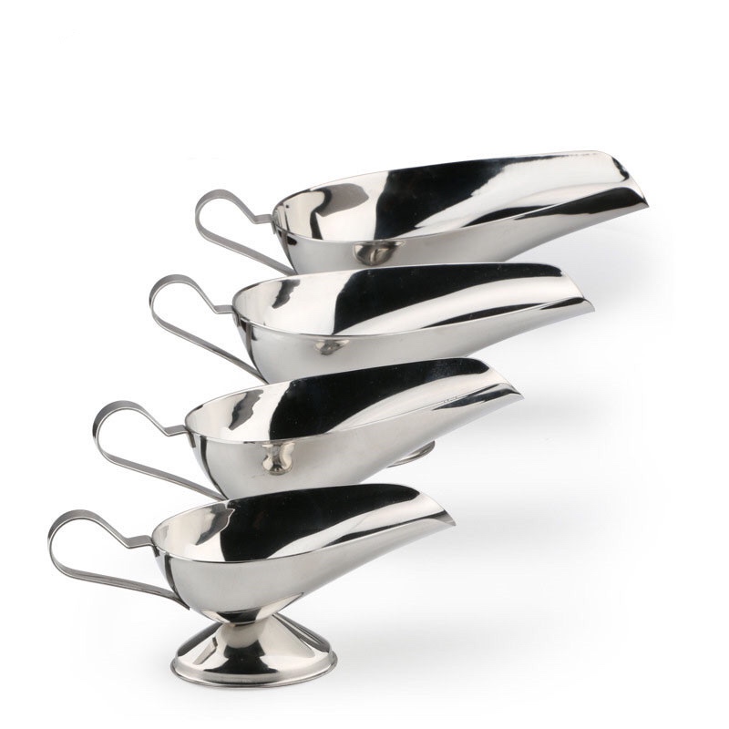 Rustfri stål saftbåd Juice Bucket Parabol Ristning Saus parabol 3\/4\/5 Pakke
