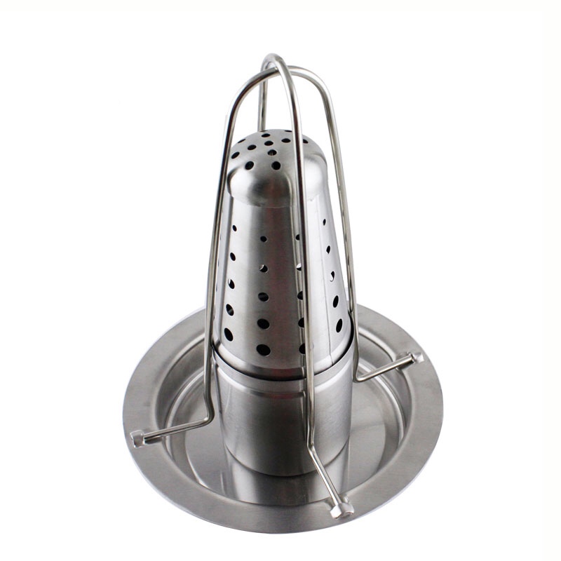 Til ovn eller grill med dryp pan aftagelig øl kan kylling rist rack rustfrit stål lodret rist kylling holder