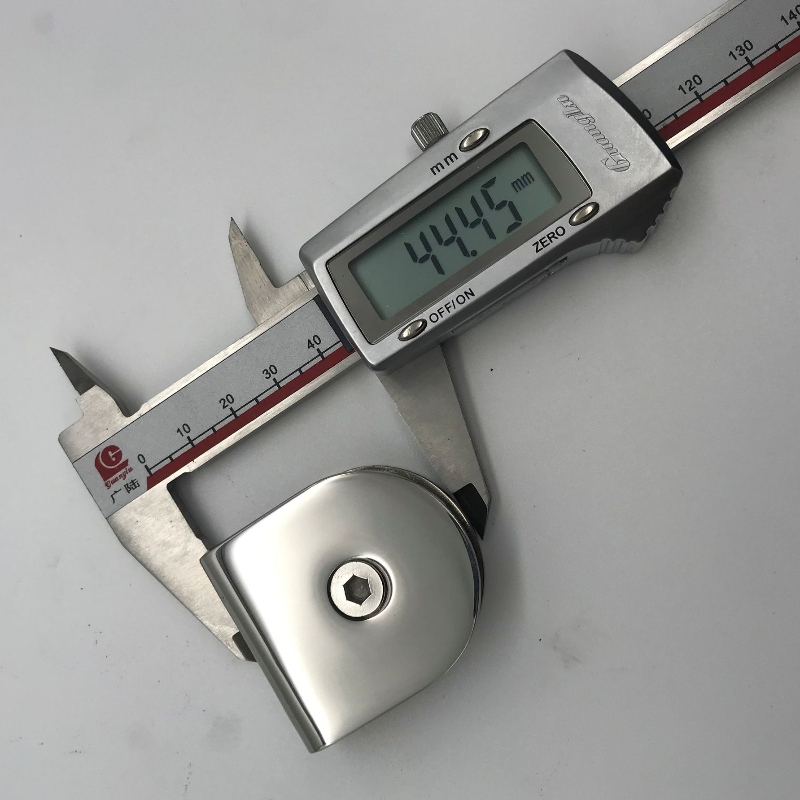 Kode for afskærmning af glas af rustfrit stål 0 Grad af fast clip af glasguardrail partition kode bruserum glasforbindelse