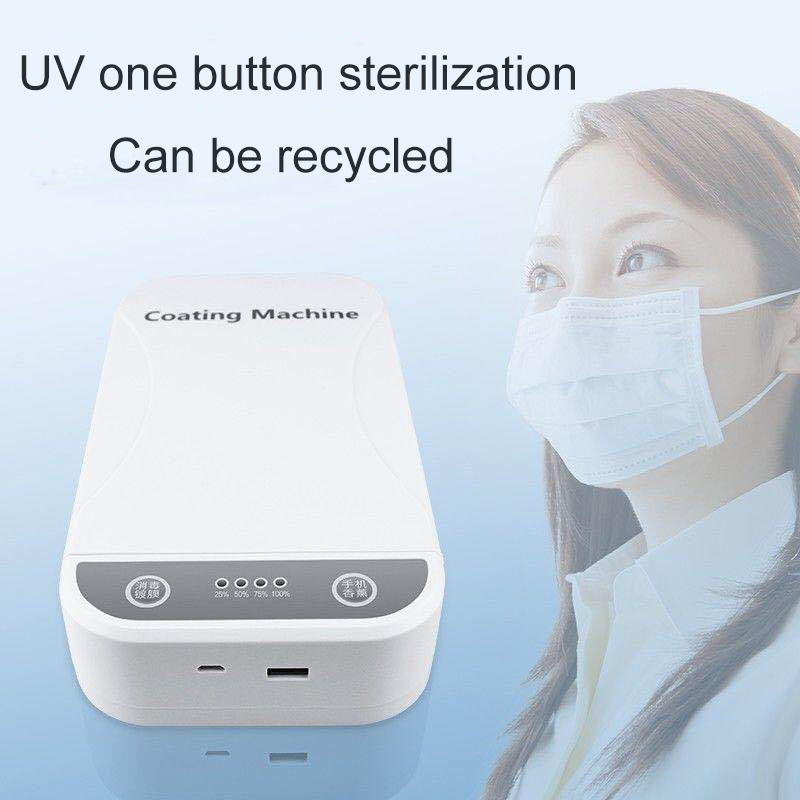 Desinfektionsmaskine UV Sterilizer Cellphone Face Mask Disinfektion Box Sterilisation Box