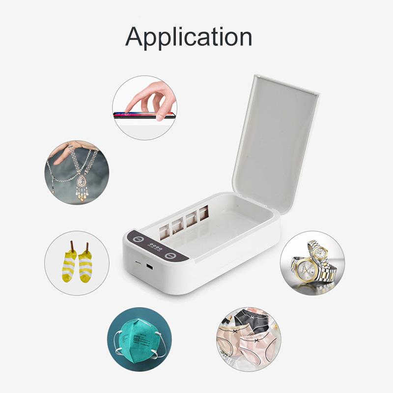 Desinfektionsmaskine UV Sterilizer Cellphone Face Mask Disinfektion Box Sterilisation Box