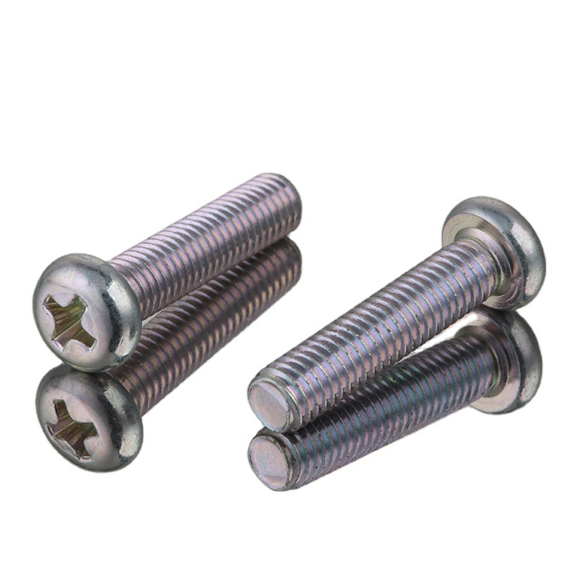Maskinkors-forsænket panhovedbeslag Stålbolte Skruer til møtrikker