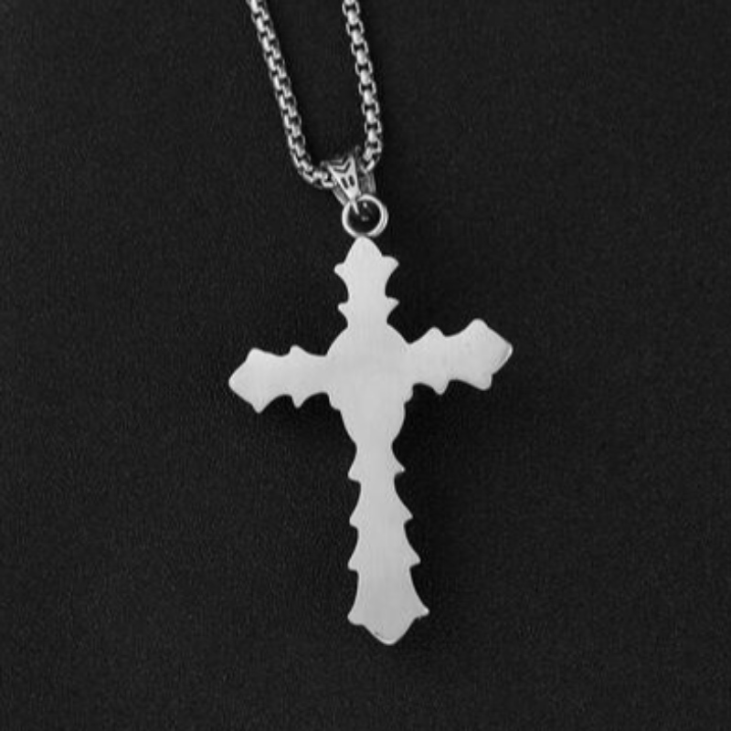 Europæiske og amerikanske tilbehør engrossalg af europæiske og amerikanske retrogotiske mænd's Stainless Steel Skull Pendant Fashion Cross Skull Pendant