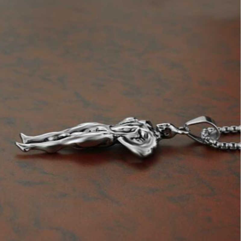 Tilbehør til sports- og fitness-tilbehør til mænd af rustfrit stål Lægger til mænd af europæisk og amerikansk personlighedsmuskeltype