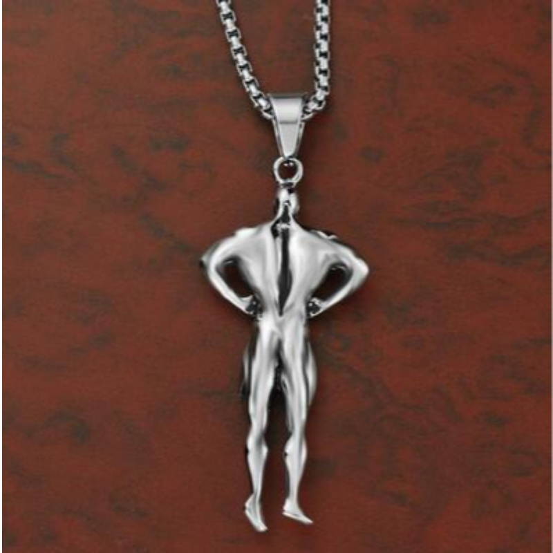 Tilbehør til sports- og fitness-tilbehør til mænd af rustfrit stål Lægger til mænd af europæisk og amerikansk personlighedsmuskeltype