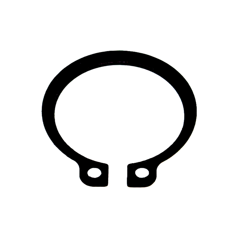 Rustfrit stål SS304 sort metrisk DIN471 C Type ring til skaft