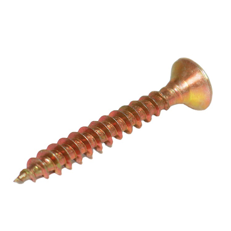 C1022 Gul zinkfosfatbelægning Forsænket hoved CSK Pozi Drive Spånpladeskruer