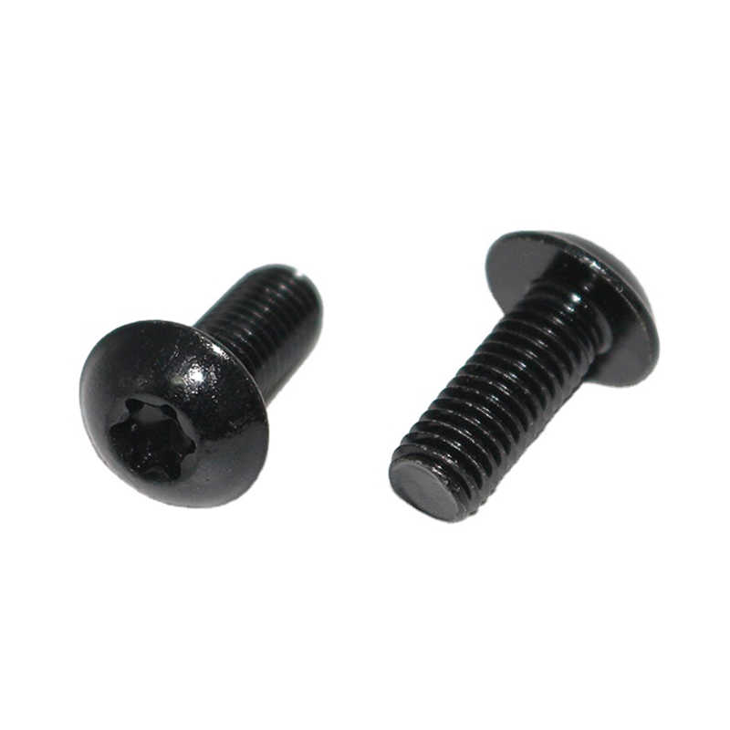 Høj præcision ISO7380 T20 BIACK OXIDE Knap Hovedkopskrue Torx skrue