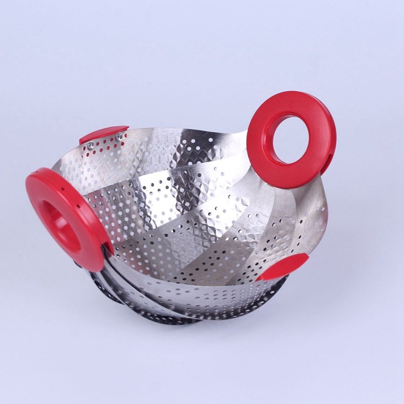 Høj kvalitet Nyt rustfrit stål Sammenfoldelig dræner madolie vandfilter