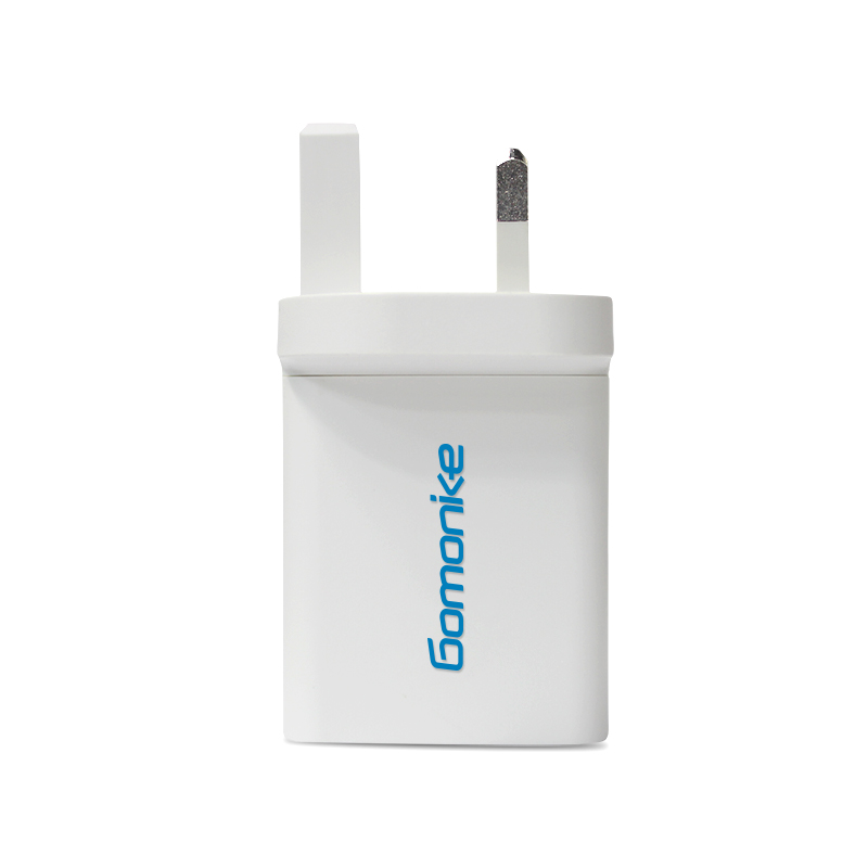 England Plug Adapter, 2.1A Dual USB Wall Charger Kompatibel med iPhone, Samsung, LG, Android-telefoner