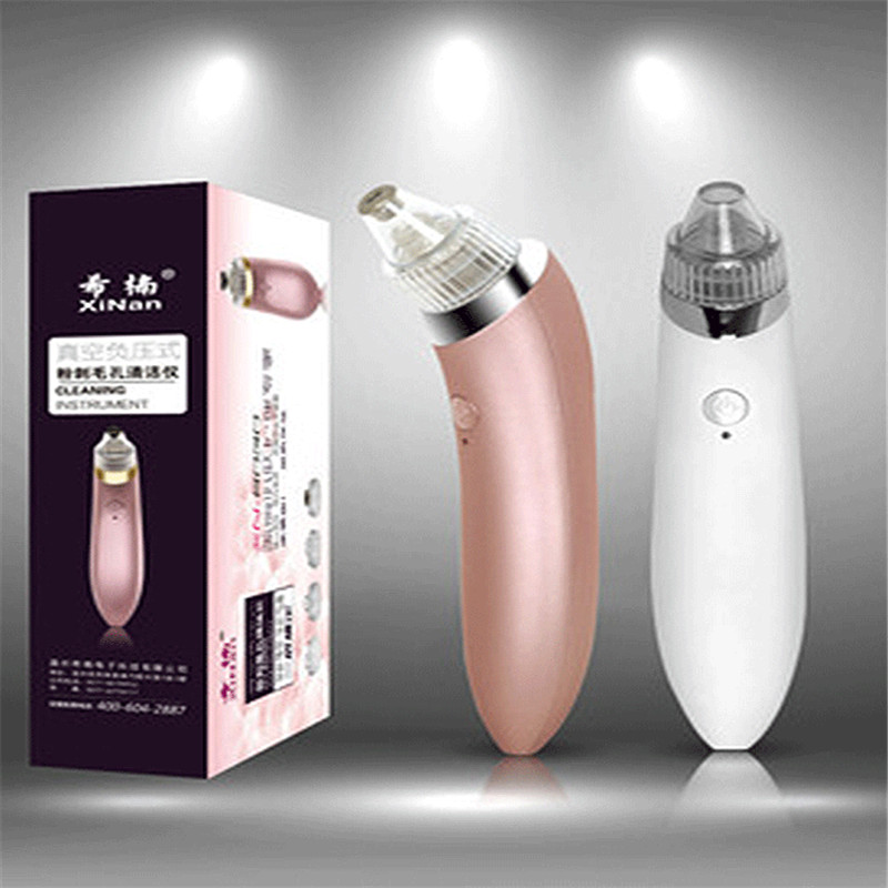 USB genopladelig elektronisk pore dybe renser Beauty Machine Vacuum Blackhead Remover Sucker Tool Kit