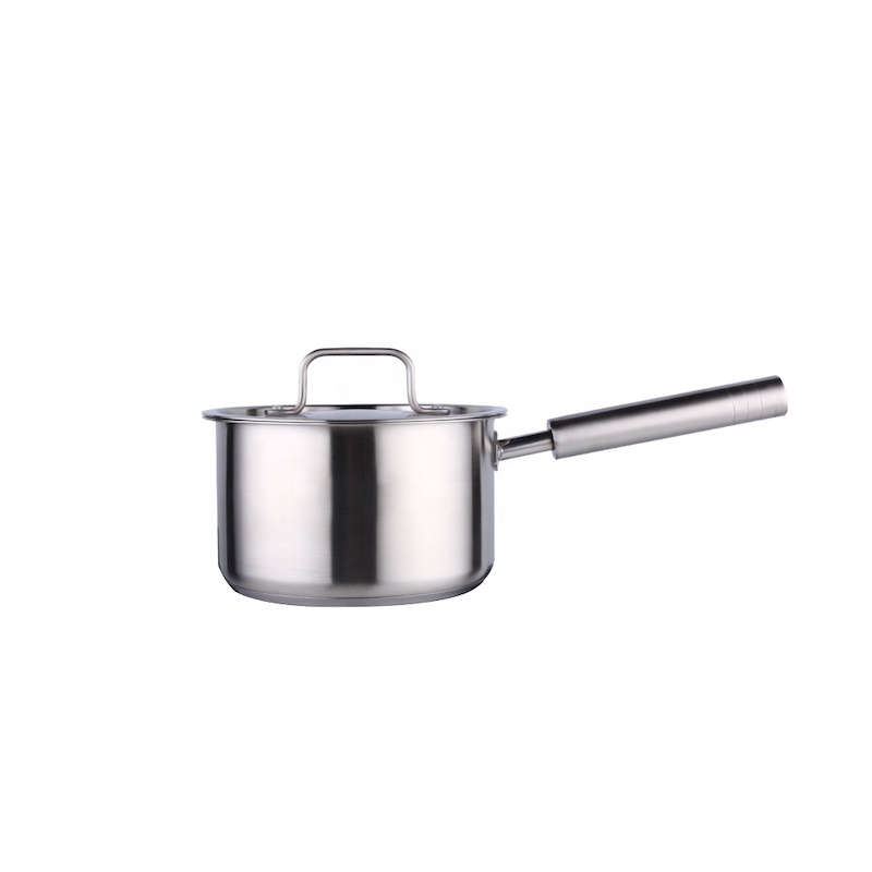 Smelteglas af rustfrit stål med låg