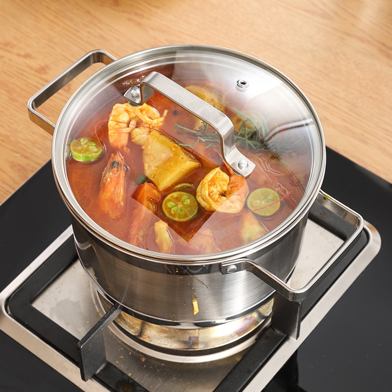 Kassegal af rustfrit stål med låg