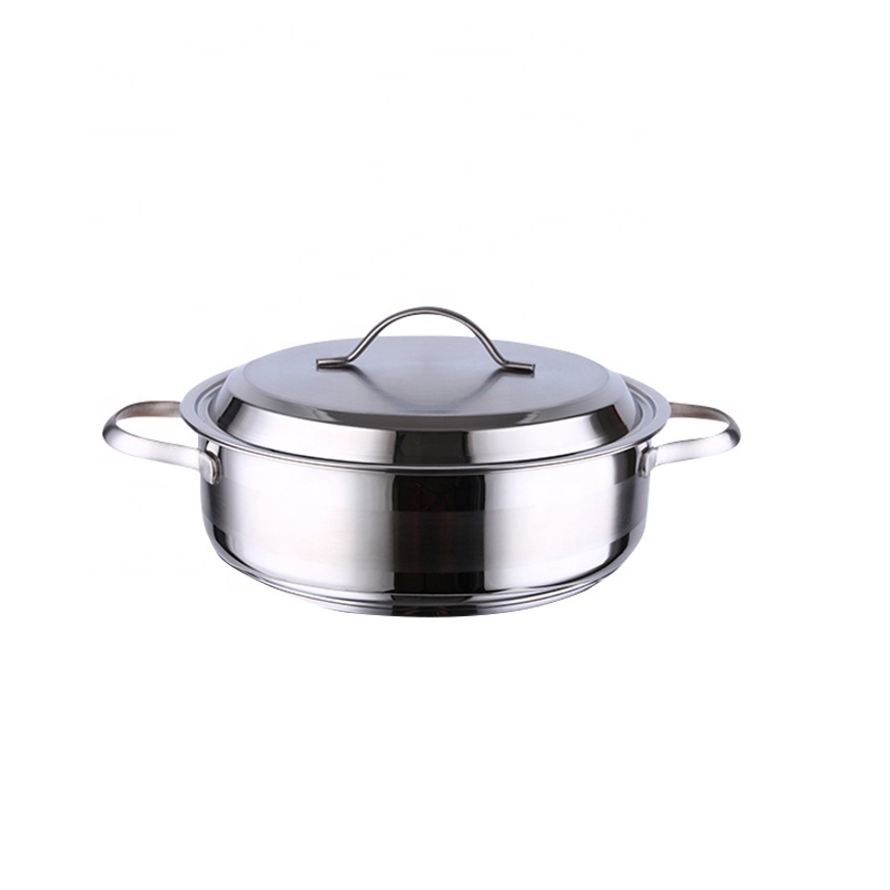 gryderet af rustfrit stål