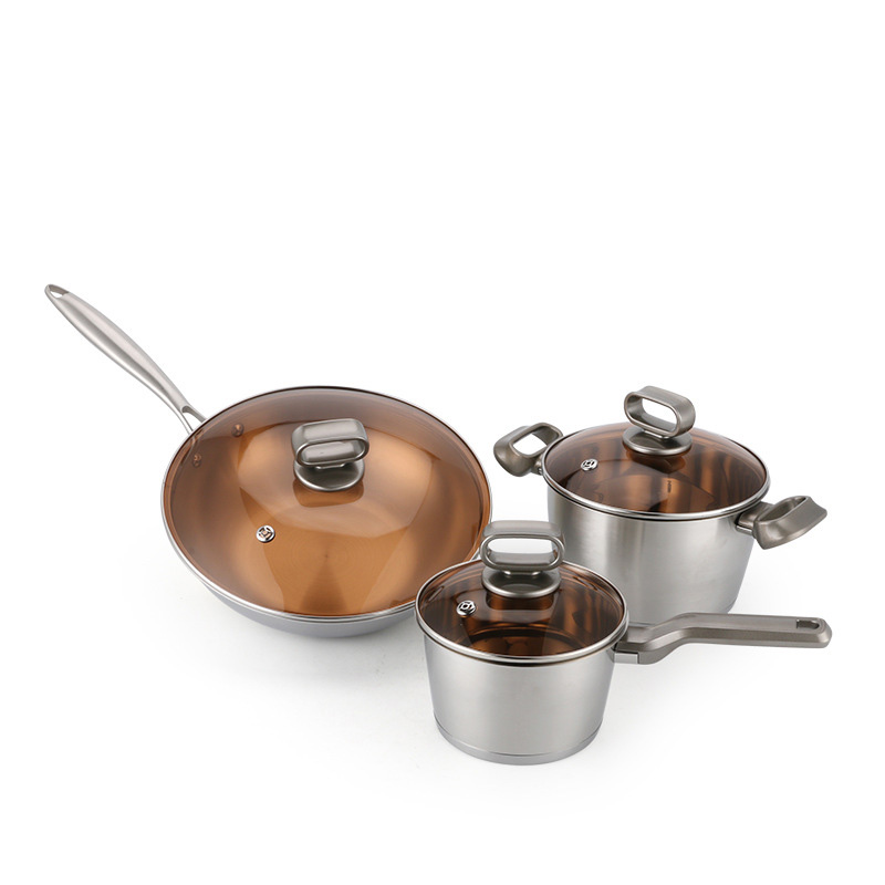 Køkkensæt af rustfrit stål