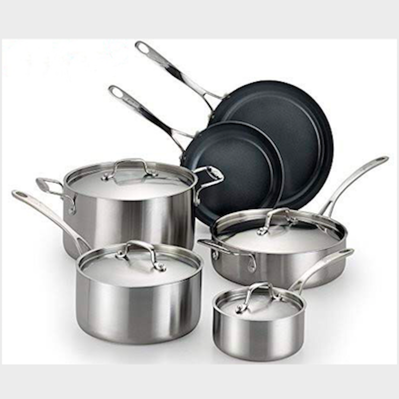 Køkkensæt af rustfrit stål